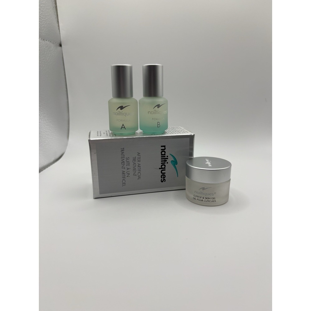 Nailtiques Formula A & B Nail Strengthener Gel Cuticle & Skin Set, New in Box